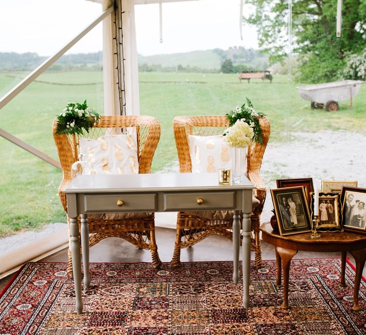 His & Hers Chairs For Wedding Ceremony