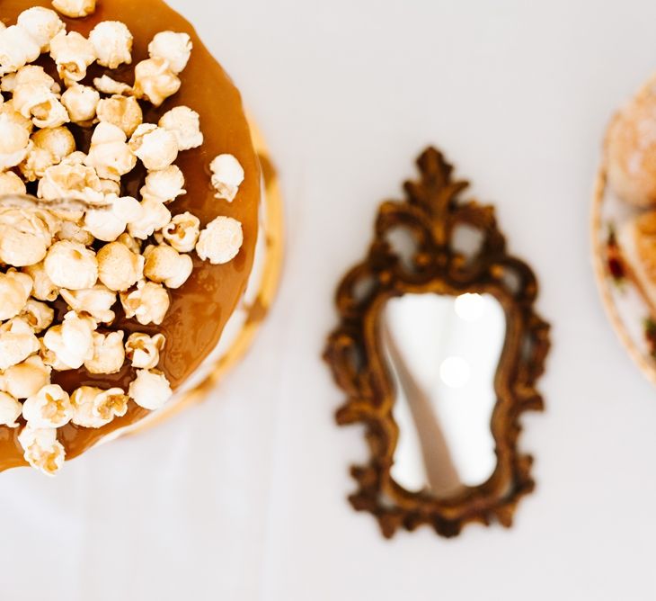 White, Gold & Green Farm Wedding In A Marquee In Scotland With Bride In Bespoke Dress & Images And Film From Tub Of Jelly