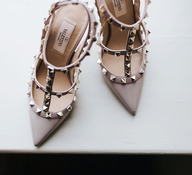 Valentino Rockstud Wedding Shoes