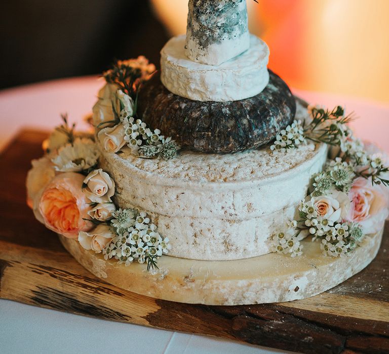 Cheese Tower Wedding Cake