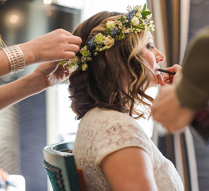 Bride In Floral Crown