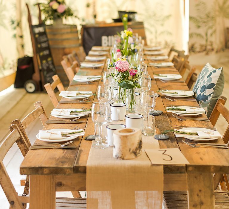 At Home Marquee Wedding Near Padstow Cornwall Old Rectory With Bride In Claire Pettibone & Images From Marianne Taylor Photography