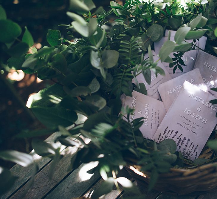 French Chateau Wedding At Château de la Bourlie With Bride In Vintage Gown & Bridesmaids In White Dresses By Silken Studio With Images From Lelia Scarfiotti