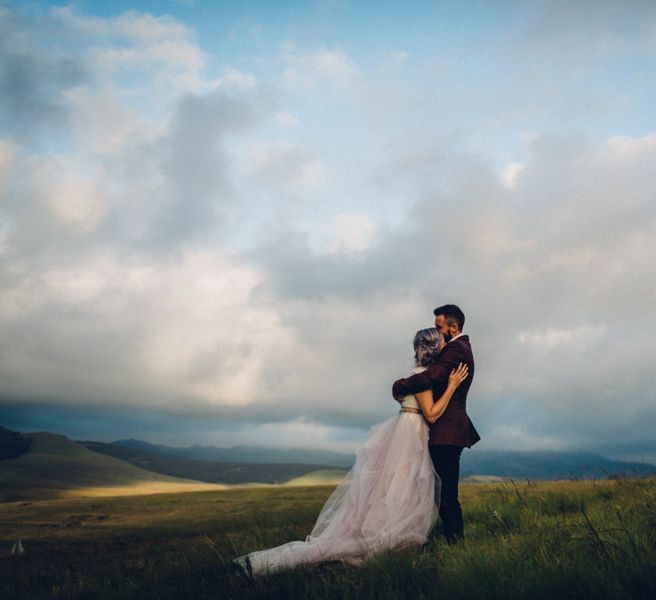 Bride & Groom Bespoke Terrence Bray Wedding Attire | Steampunk Barn Wedding | | Andy & Szerdi Photography | Forman Wedding Films