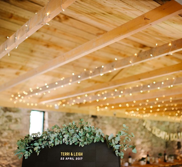 Windmill Barn Wedding With Bride In Bespoke Dress With Delicate Flower Crown & Images And Film From Tub Of Jelly Alternative Wedding Photography