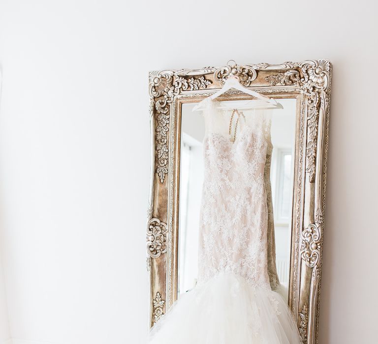 Lace & Tulle Pronovias Gown | Sung Blue Photography | ROOST Film Co.