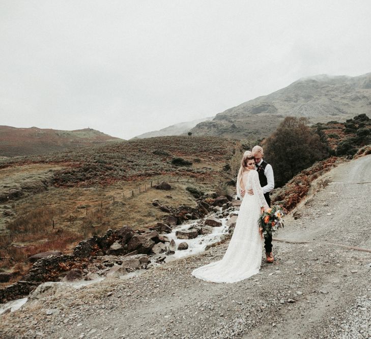 Mid West Inspired Wedding Shoot At The Coppermines Lakes Cottages Wedding Venue With Dresses By Shikoba Bride And Images By Jo Bradbury