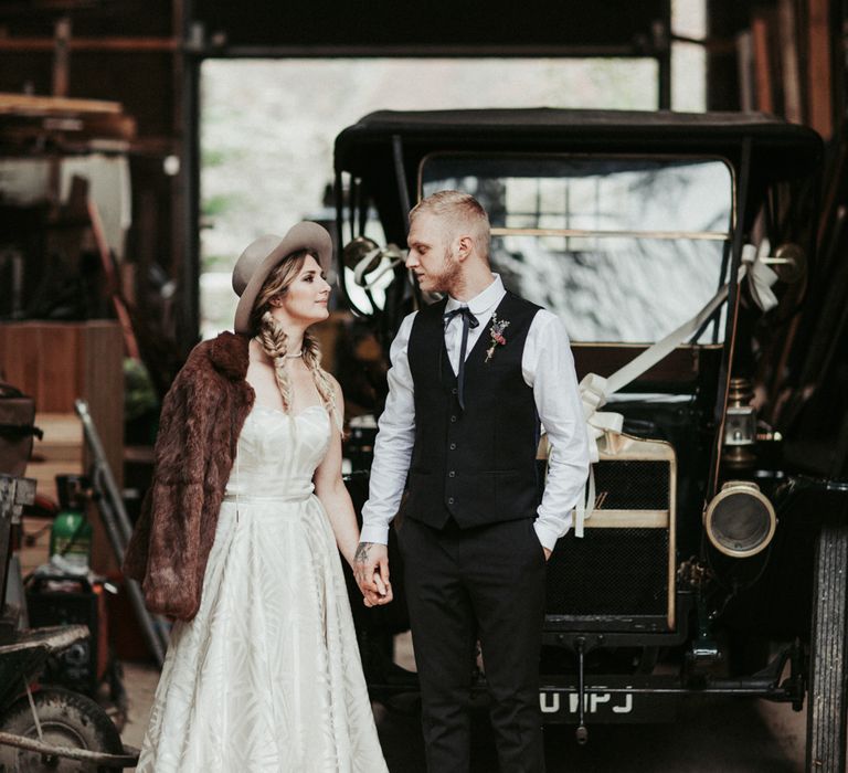 Mid West Inspired Wedding Shoot At The Coppermines Lakes Cottages Wedding Venue With Dresses By Shikoba Bride And Images By Jo Bradbury