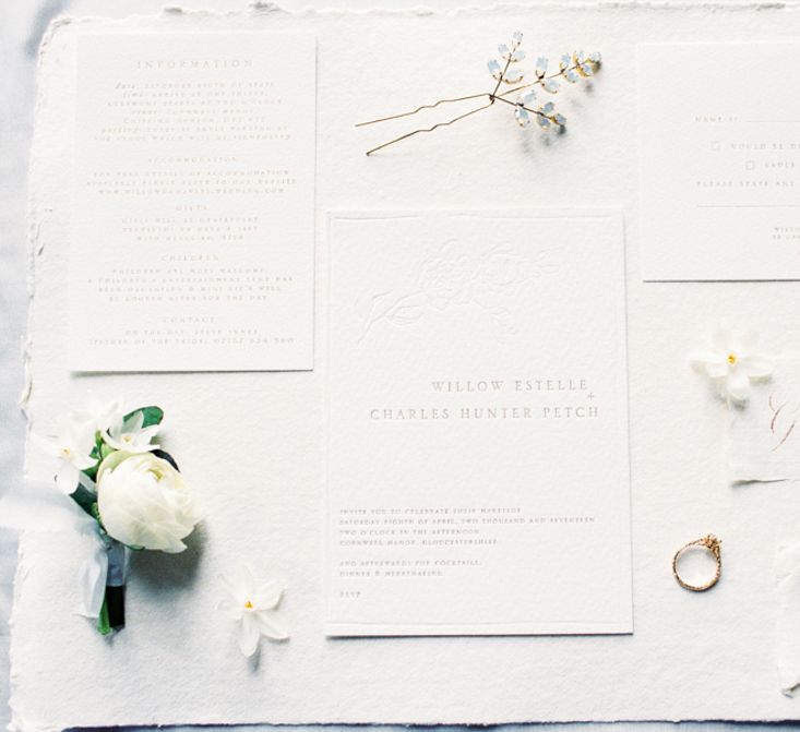 Gemma Milly Wedding Stationery | Bowtie & Belle Photography | Carmencita Film Lab | Baxter and Ted Films