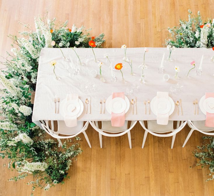 Tablescape | Elegant Wedding Inspiration at Cornwell Manor with Floral Design by Bramble and Wild | Bowtie & Belle Photography | Carmencita Film Lab | Baxter and Ted Films