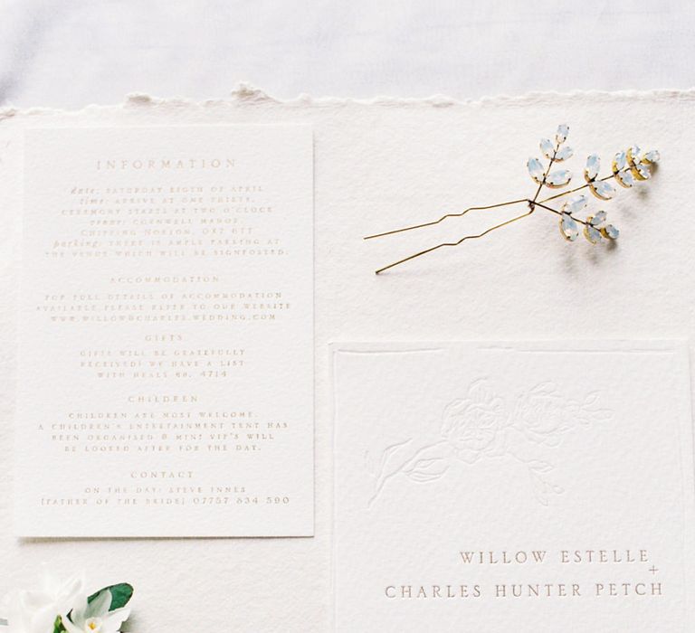 Gemma Milly Wedding Stationery | Bowtie & Belle Photography | Carmencita Film Lab | Baxter and Ted Films