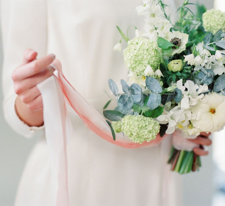 Elegant Wedding Inspiration at Cornwell Manor with Floral Design by Bramble and Wild | Bowtie & Belle Photography | Carmencita Film Lab | Baxter and Ted Films