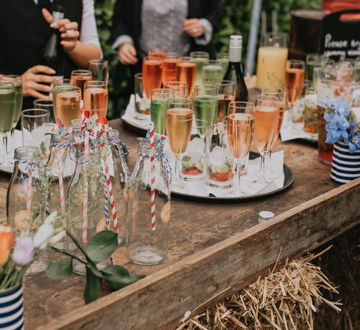 Champagne Cocktail Bar // Image By Kelsie Low Photography