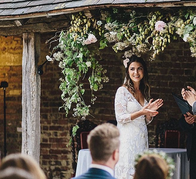 Floral Ceremony Arch By Bloom & Bone