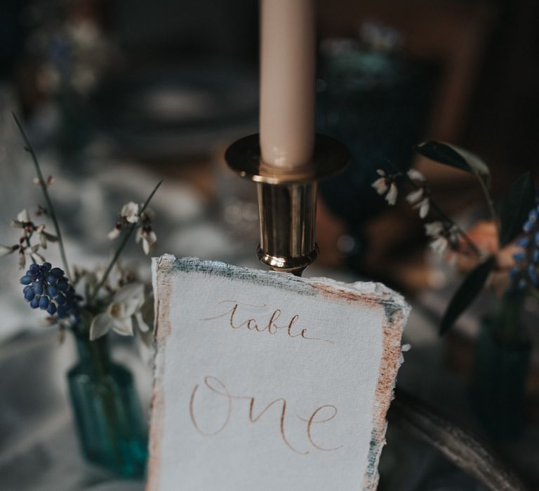 Dusky Blue & Copper Wedding Inspiration