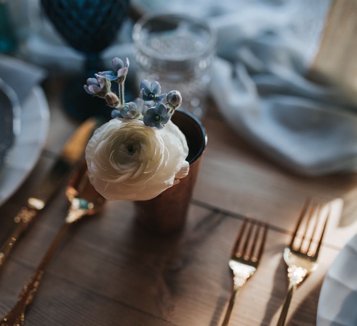 Dusky Blue & Copper Wedding Inspiration