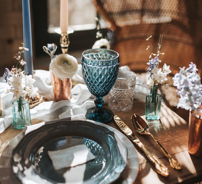 Dusky Blue & Copper Wedding Inspiration