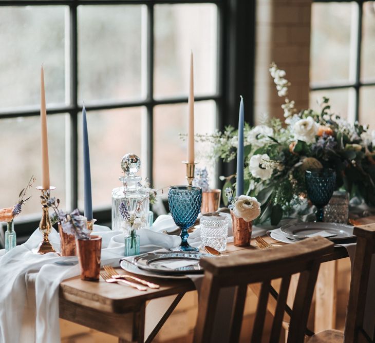 Dusky Blue & Copper Wedding Inspiration