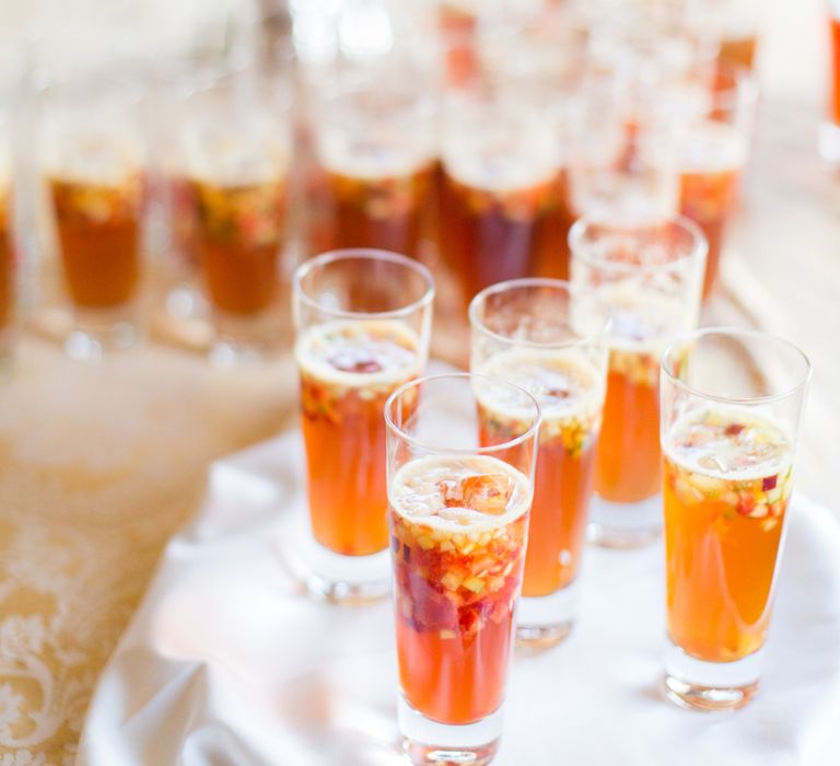 Pimms Reception At Wedding