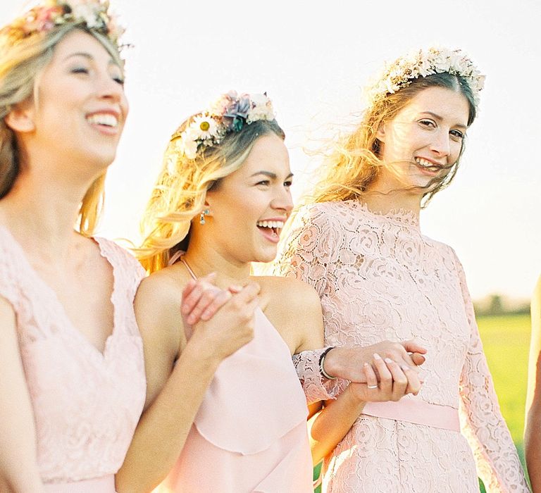 Pastel Bridesmaids Dresses For Stylish Modern Bridesmaids // Affordable Luxury, Bridesmaids & Occassion Dresses