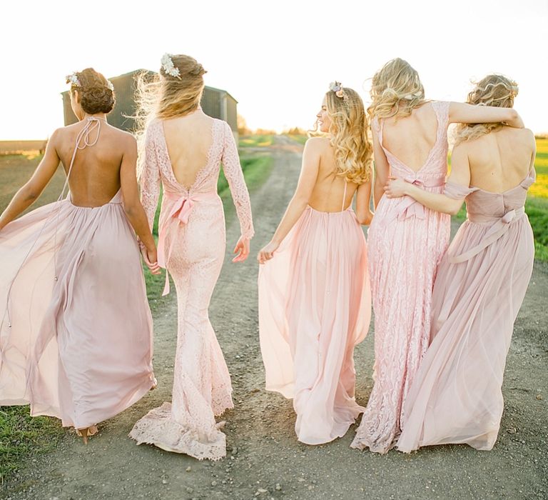 Pastel Bridesmaids Dresses For Stylish Modern Bridesmaids // Affordable Luxury, Bridesmaids & Occassion Dresses