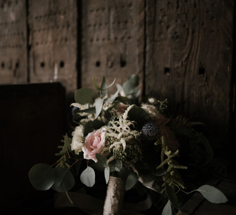 Details | Florals | Owen House Wedding Barn | Joyce Young London | Damian Brandon