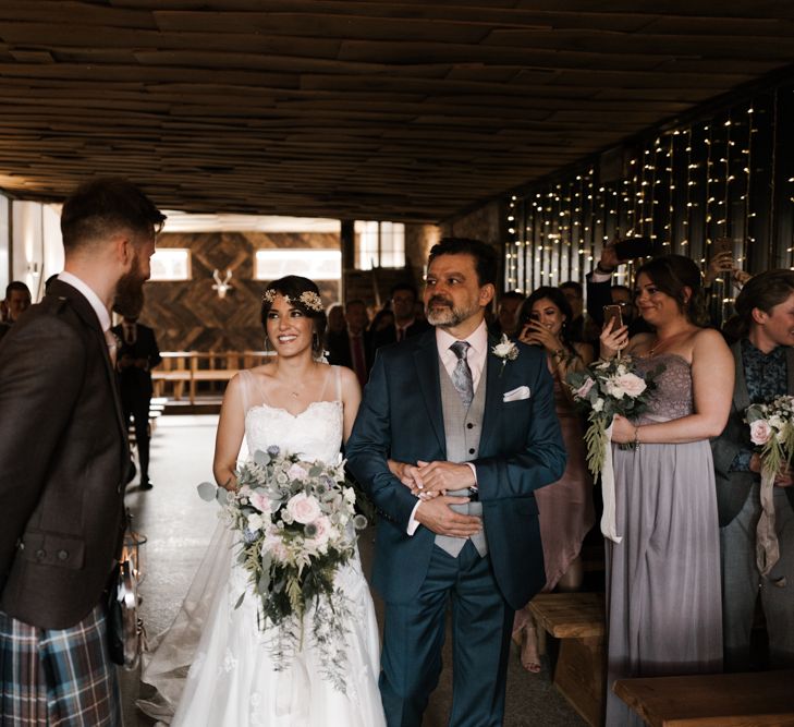 The Ceremony | Owen House Wedding Barn | Joyce Young London | Damian Brandon