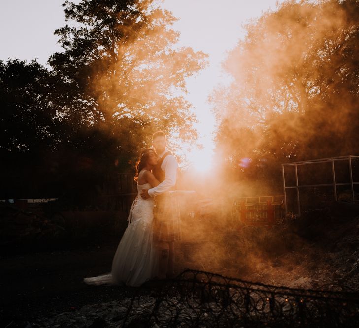 Bonfire Backdrops | Owen House Wedding Barn | Joyce Young London | Damian Brandon