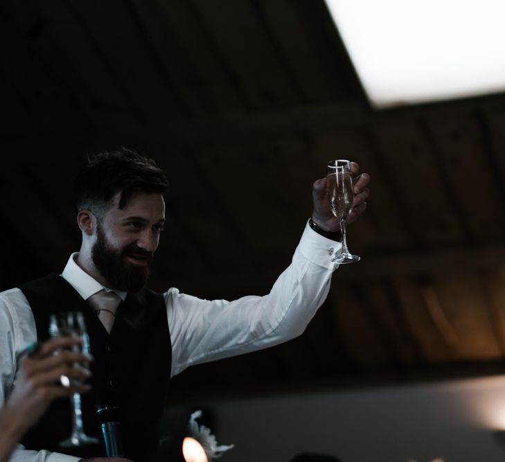 Speeches | Owen House Wedding Barn | Joyce Young London | Damian Brandon