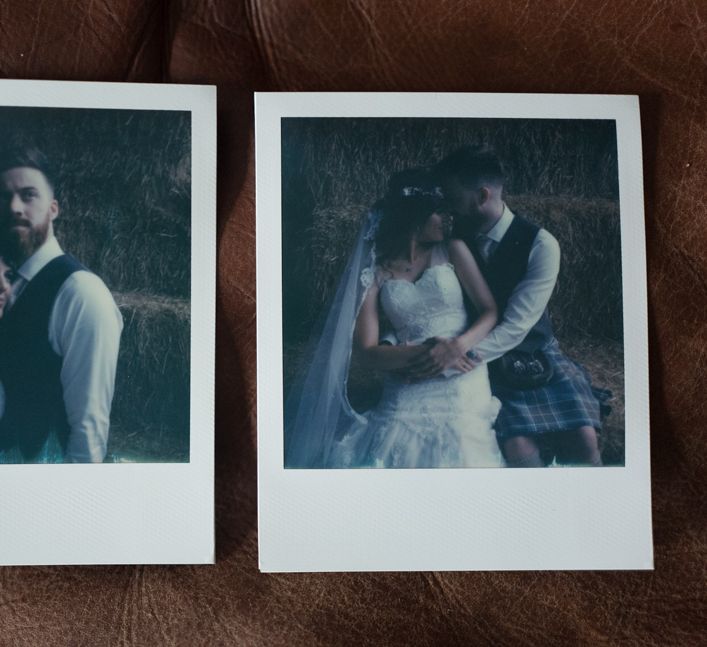 Polaroids | Owen House Wedding Barn | Joyce Young London | Damian Brandon