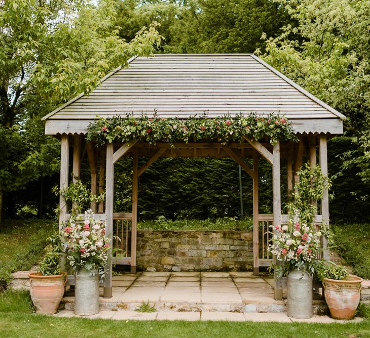 Outdoor Ceremony & Rustic Barn Reception at Pennard House Somerset | John Barwood Photography