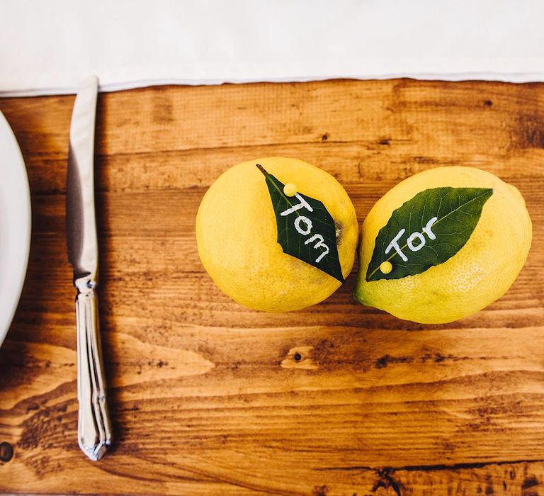 Lemons | DIY At Home Marquee Wedding | J S Coates Wedding Photography