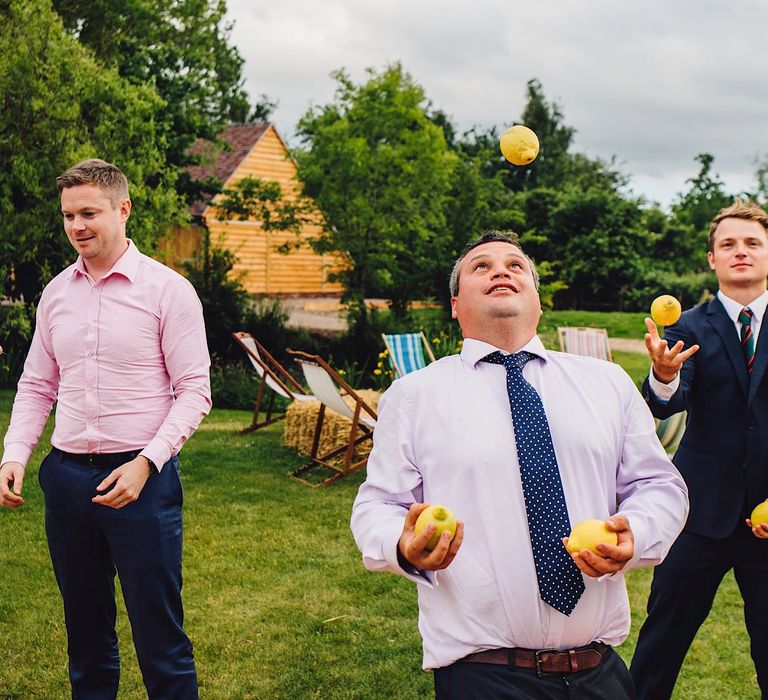 Garden Games | DIY At Home Marquee Wedding | J S Coates Wedding Photography