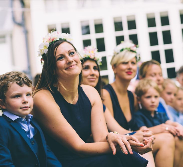 Garden Wedding With Stretch Tent With Bride In Karen Willis Holmes Sequinned Gown & Images and Film From Wagtail Productions