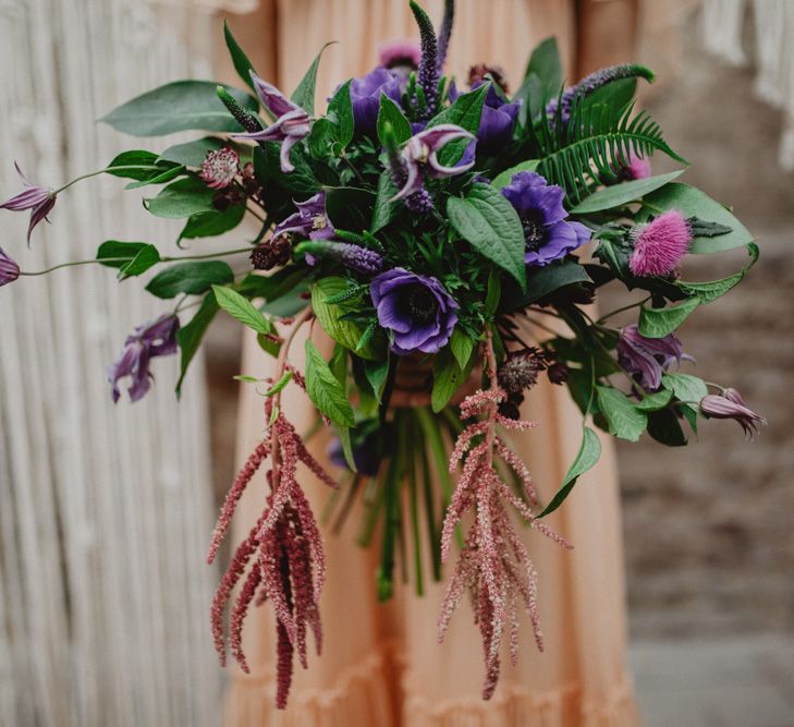 Tropical Brights Meets Seventies Macramé Inspiration Styled by Fringe & Fray | Greenery Floral | Macramé Wall Hangings | Boho Chic | Camilla Andrea Photography