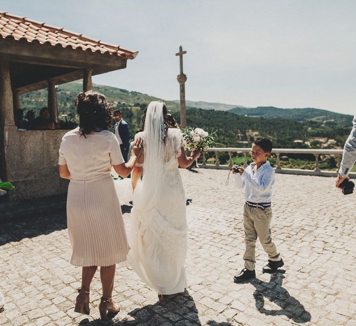 Portugal Destination Wedding With Bride In Jenny Packham