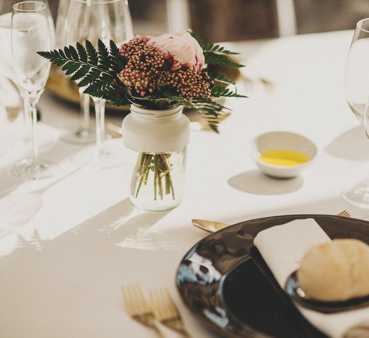 Simple Place Setting For Wedding