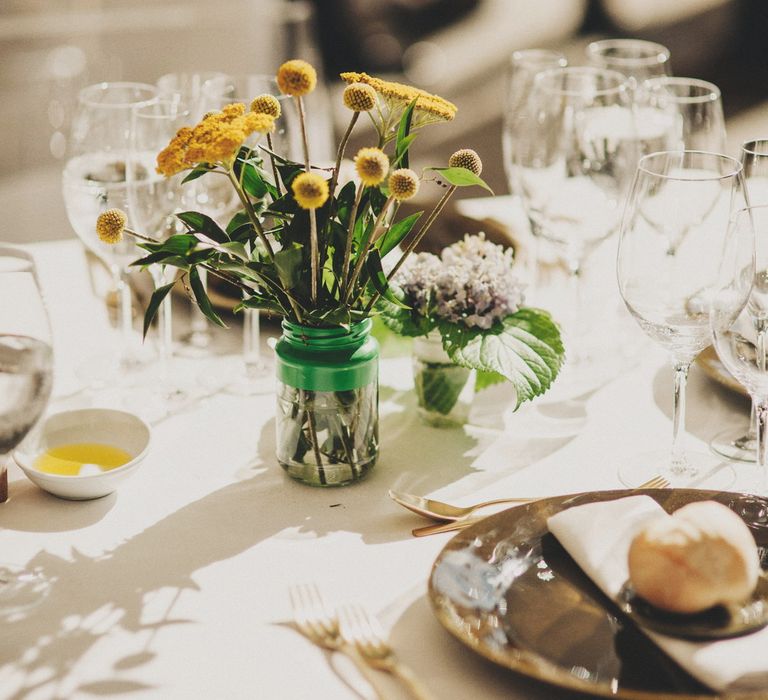 Simple Place Setting For Wedding