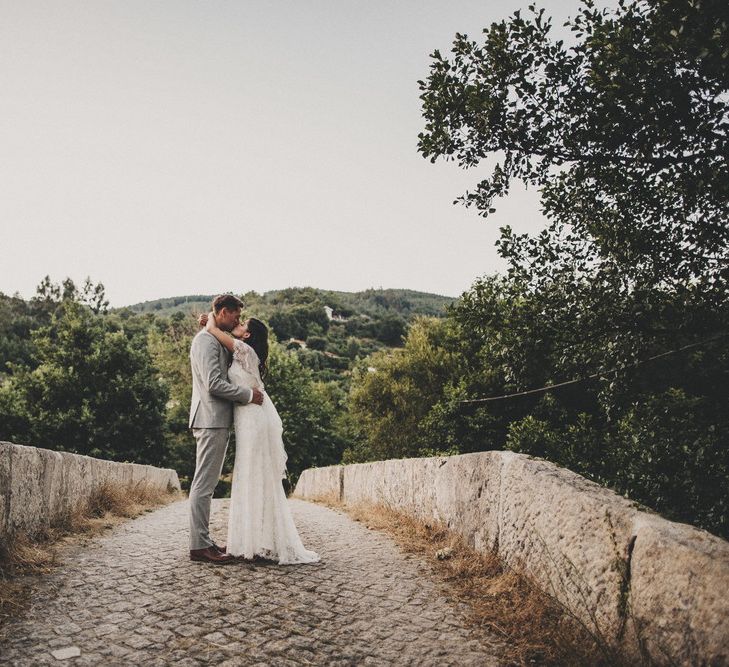 Portugal Destination Wedding With Bride In Jenny Packham