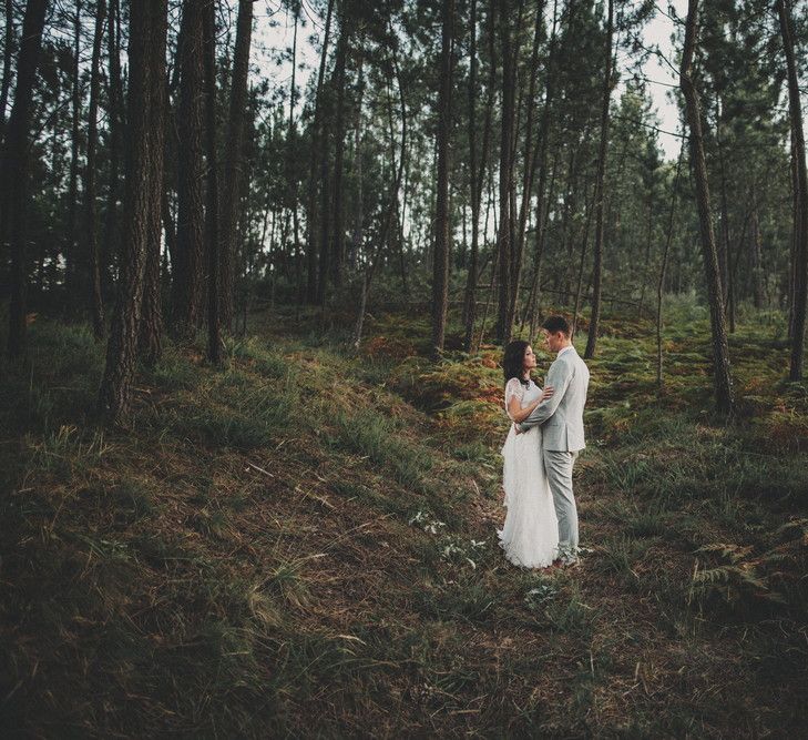 Portugal Destination Wedding With Bride In Jenny Packham