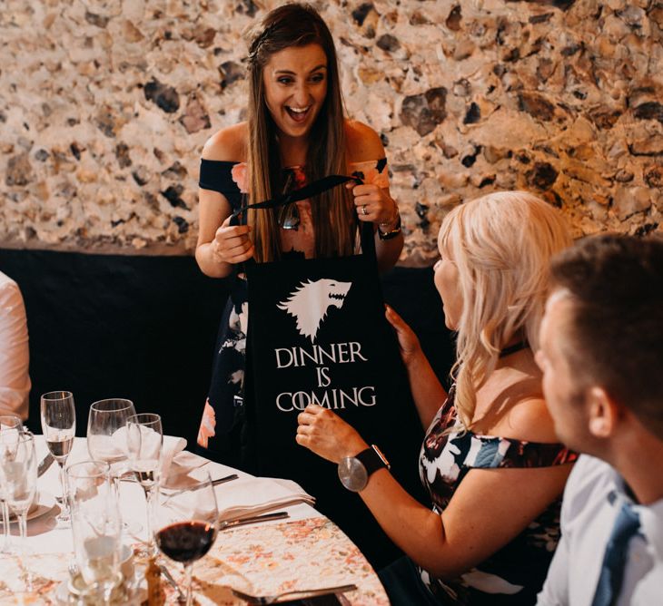 The Granary Estates Wedding With Game Of Thrones Theme With Bridesmaids In Blush Pink And Images From Ania Ames Photography