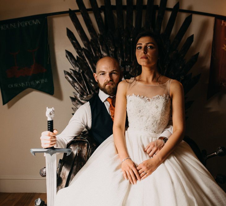 The Granary Estates Wedding With Game Of Thrones Theme With Bridesmaids In Blush Pink And Images From Ania Ames Photography