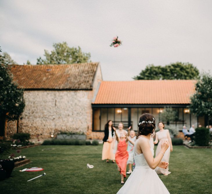 The Granary Estates Wedding With Game Of Thrones Theme With Bridesmaids In Blush Pink And Images From Ania Ames Photography