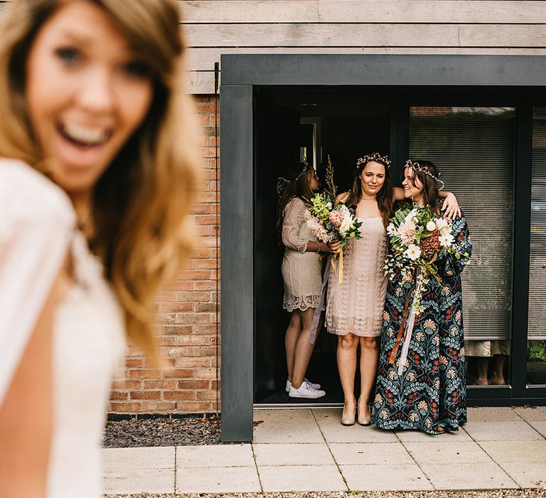 Festival Wedding In A Tipi With An Outdoor Wedding Ceremony