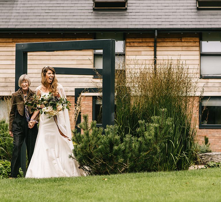 Festival Wedding In A Tipi With An Outdoor Wedding Ceremony