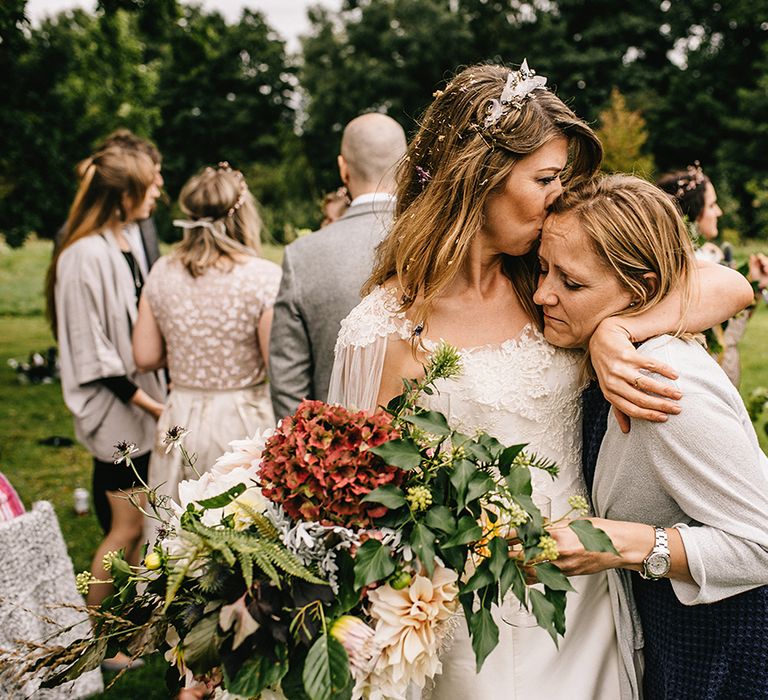 Festival Wedding In A Tipi With An Outdoor Wedding Ceremony