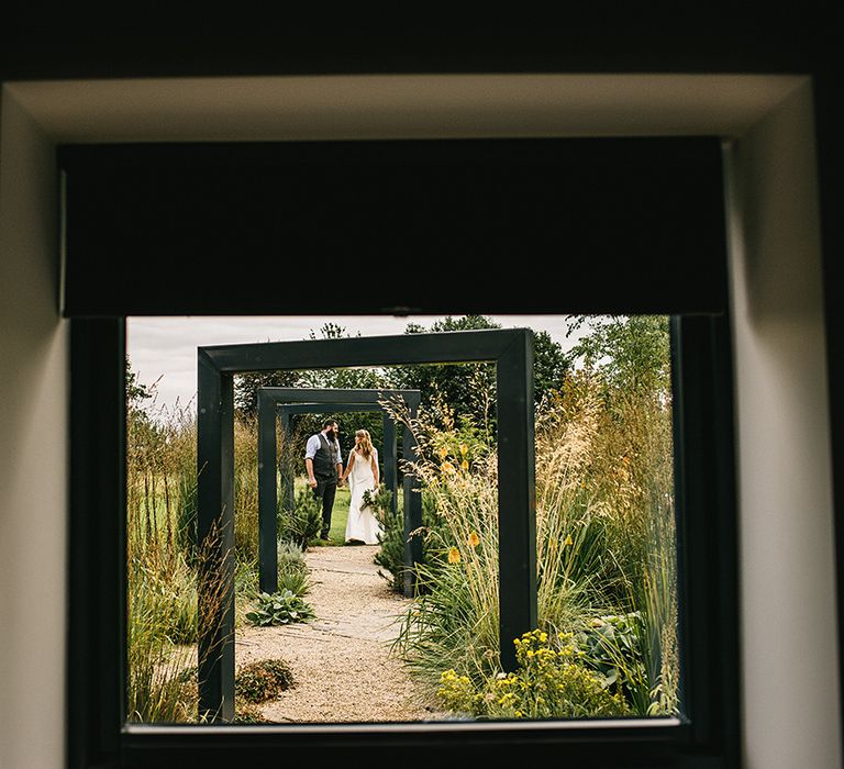 Festival Wedding In A Tipi With An Outdoor Wedding Ceremony