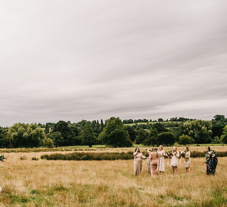 Festival Wedding In A Tipi With An Outdoor Wedding Ceremony