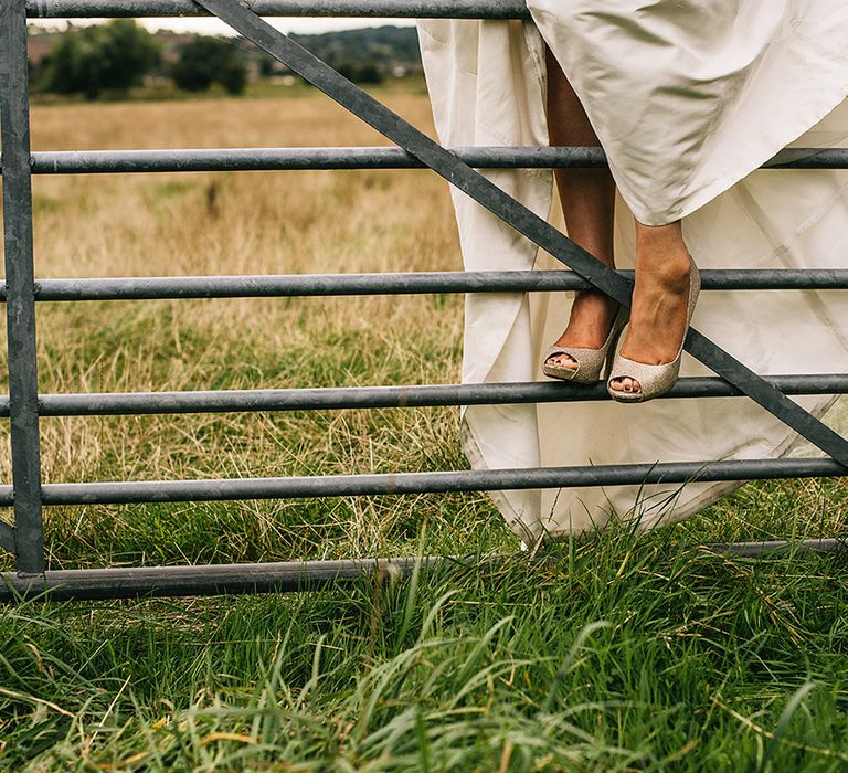 Festival Wedding In A Tipi With An Outdoor Wedding Ceremony