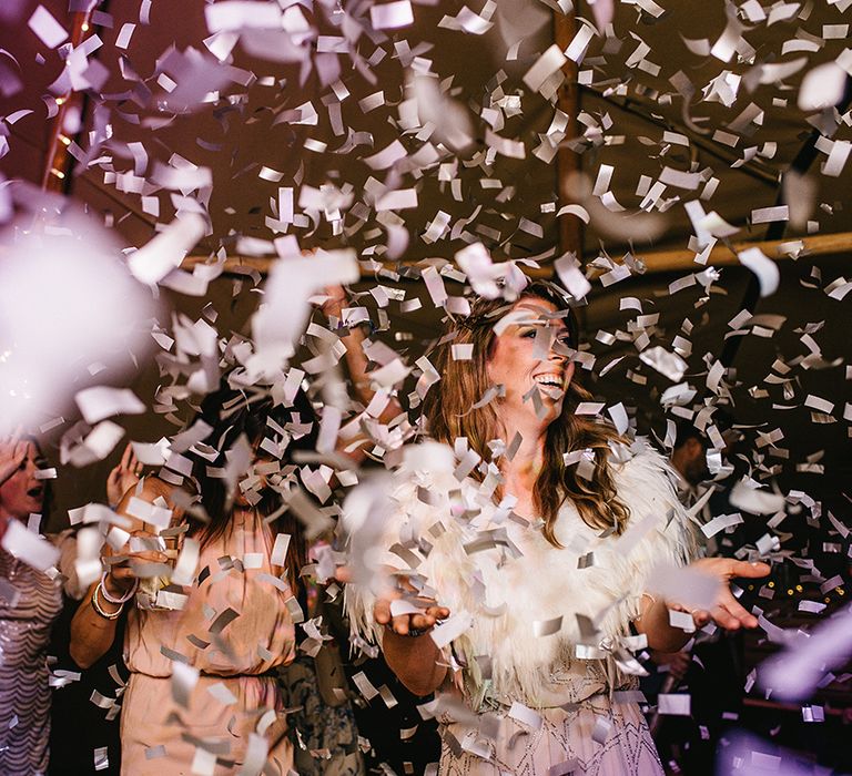 Festival Wedding In A Tipi With An Outdoor Wedding Ceremony